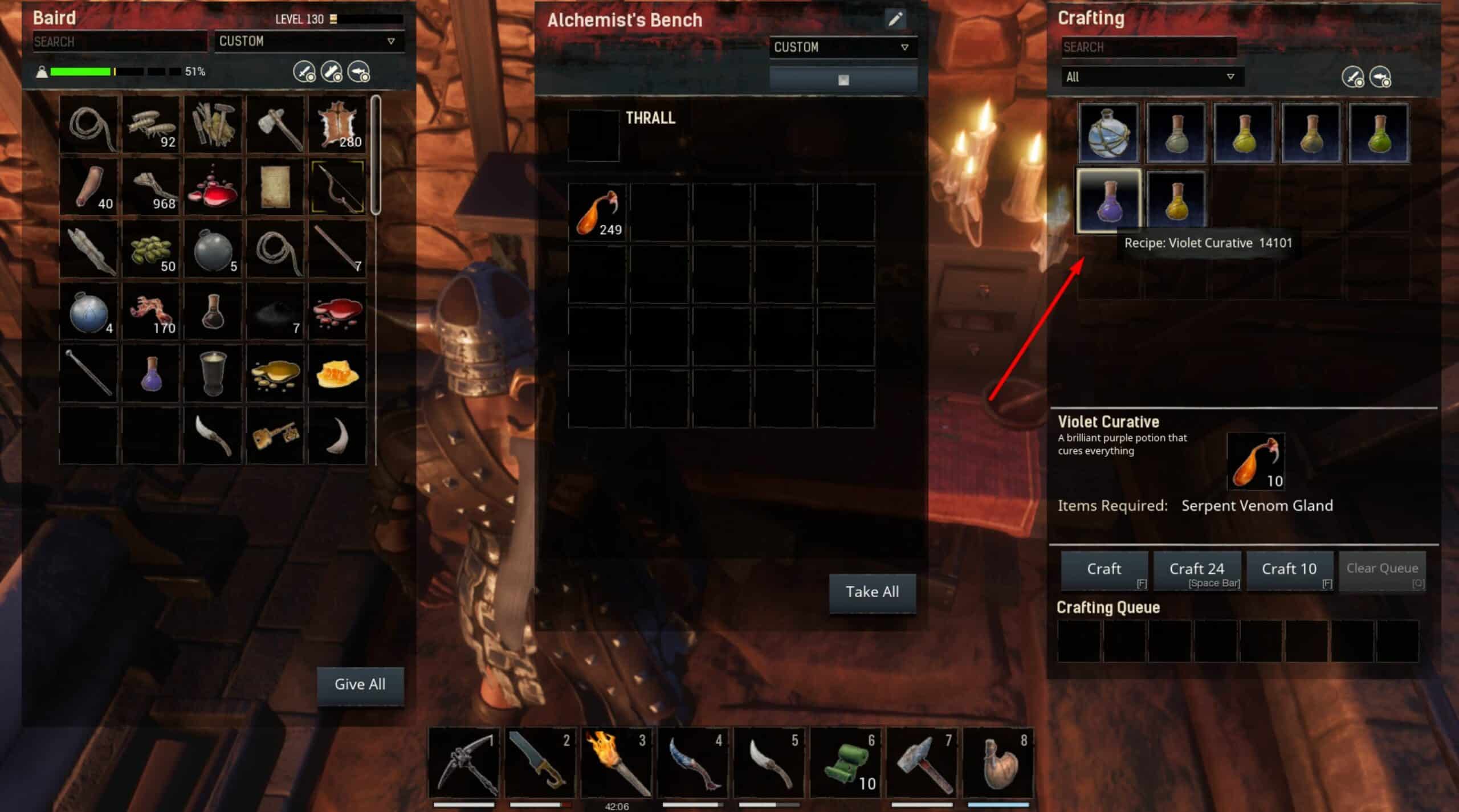 Violet Curative ingredients in conan exiles